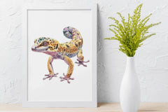 Vibrant Leopard Gecko Clipart Bundle - CraftNest - Digital Crafting and Art