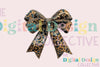 Leopard Turquoise Western Coquette Bow Clipart Bundle