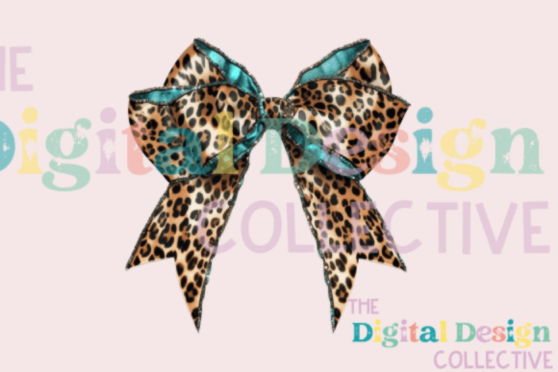 Leopard Turquoise Western Coquette Bow Clipart Bundle - CraftNest - Digital Crafting and Art