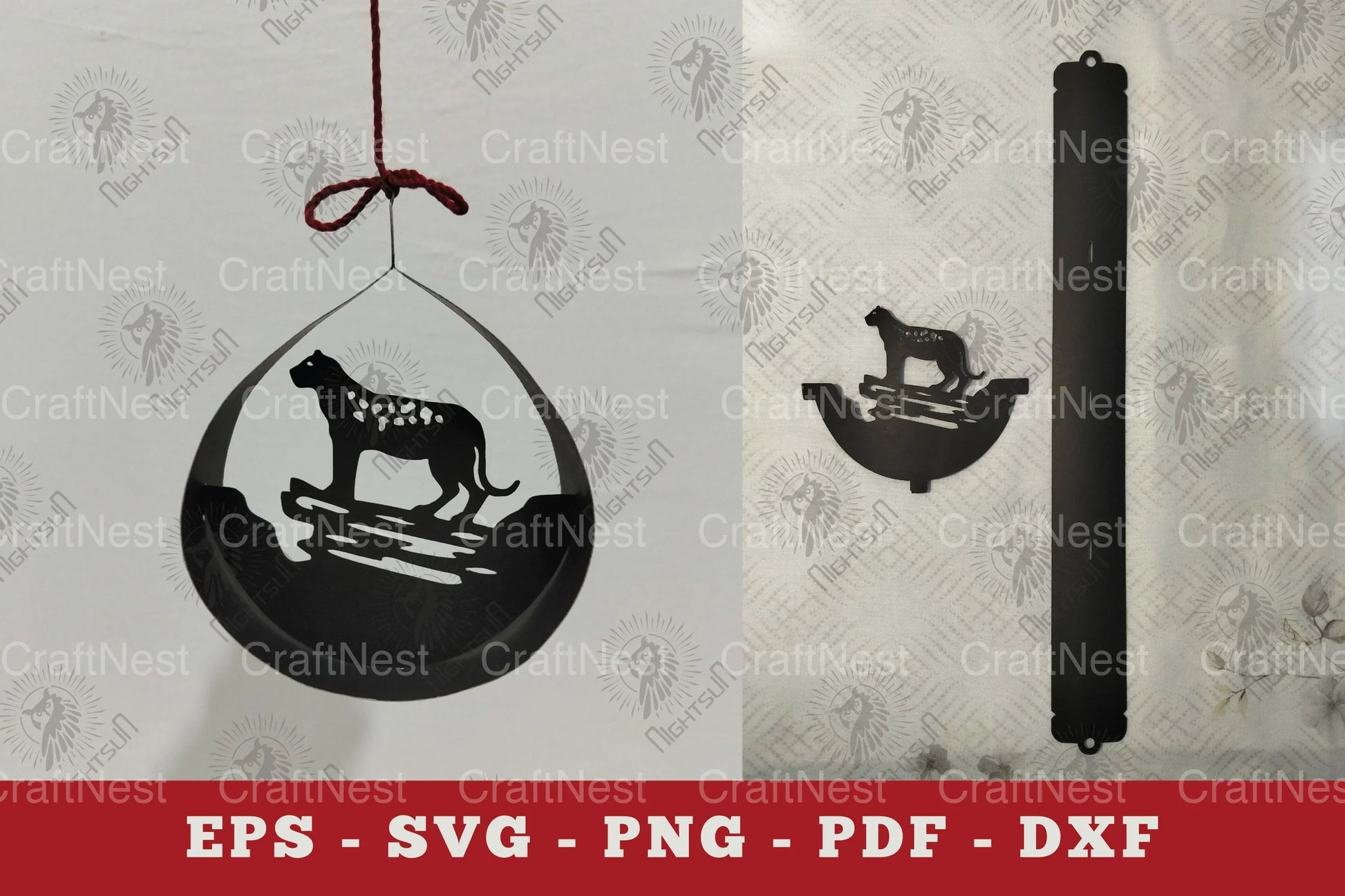 Leopard Papercut Ornament Clipart Bundle - CraftNest - Digital Crafting and Art