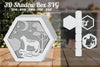 Leopard in Forest 3D Shadow Box SVG Bundle