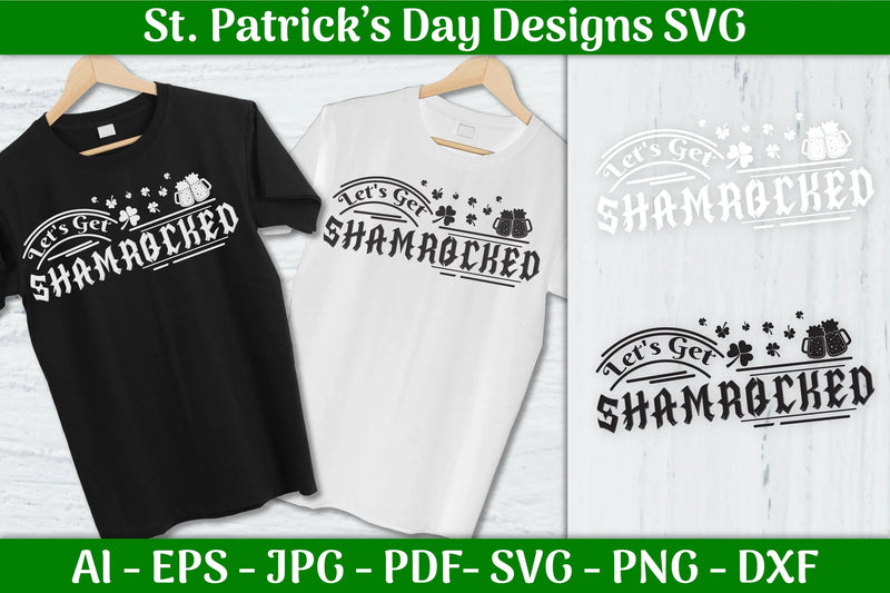 Let's Get Shamrocked St Patrick's Day SVG Bundle 23 - CraftNest - Digital Crafting and Art