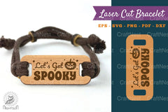 Let's Get Spooky Laser Cut Bracelet SVG Design Bundle - CraftNest - Digital Crafting and Art