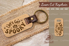 Spooky Laser Cut Keychain Design Bundle - CraftNest - Digital Crafting and Art