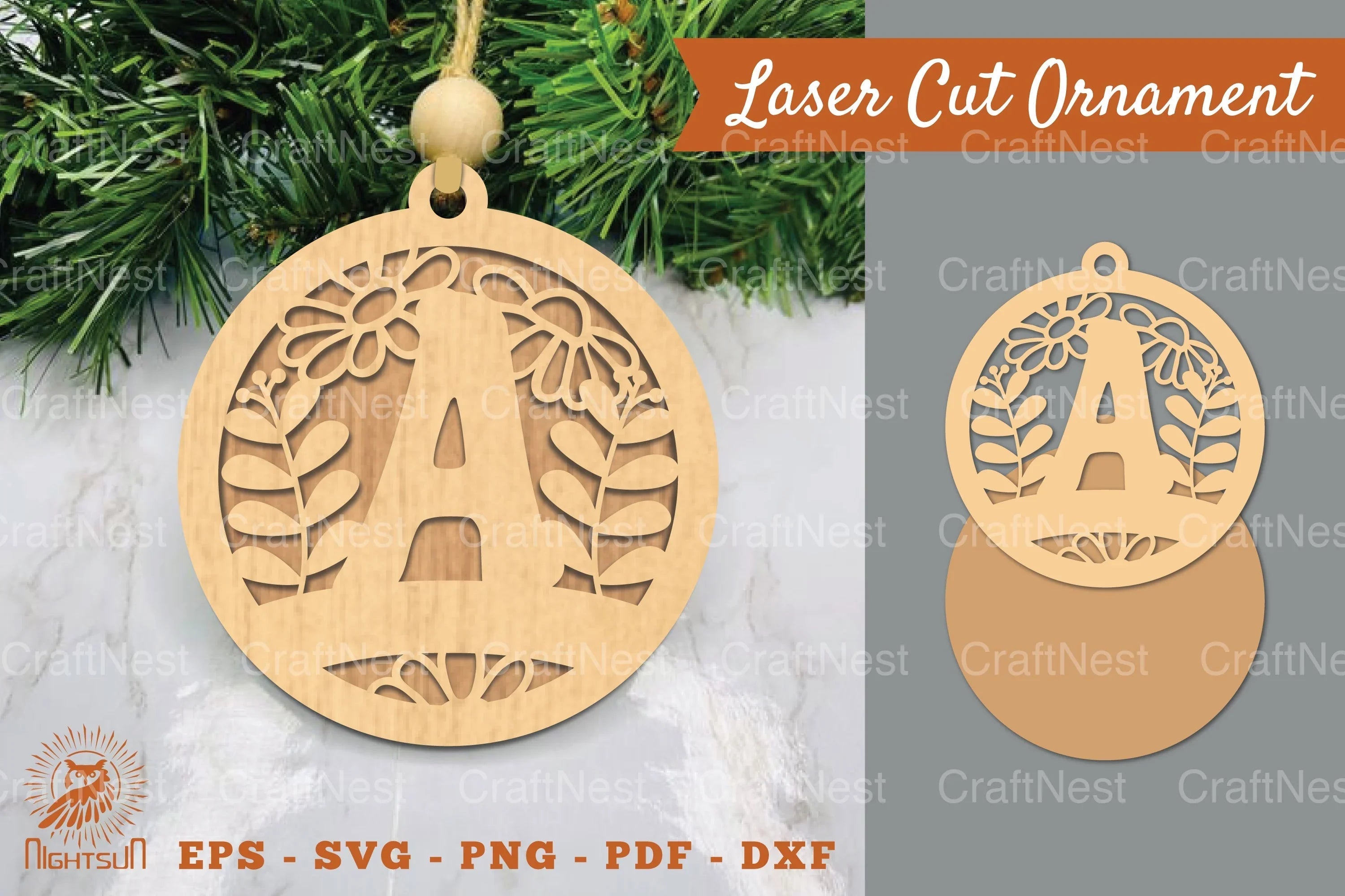 Letter A Laser Cut Ornament Clipart Bundle - CraftNest - Digital Crafting and Art
