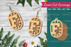 Letter F Laser Cut Earrings Design Bundle