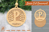 Letter P Laser Cut Ornament Clipart Bundle