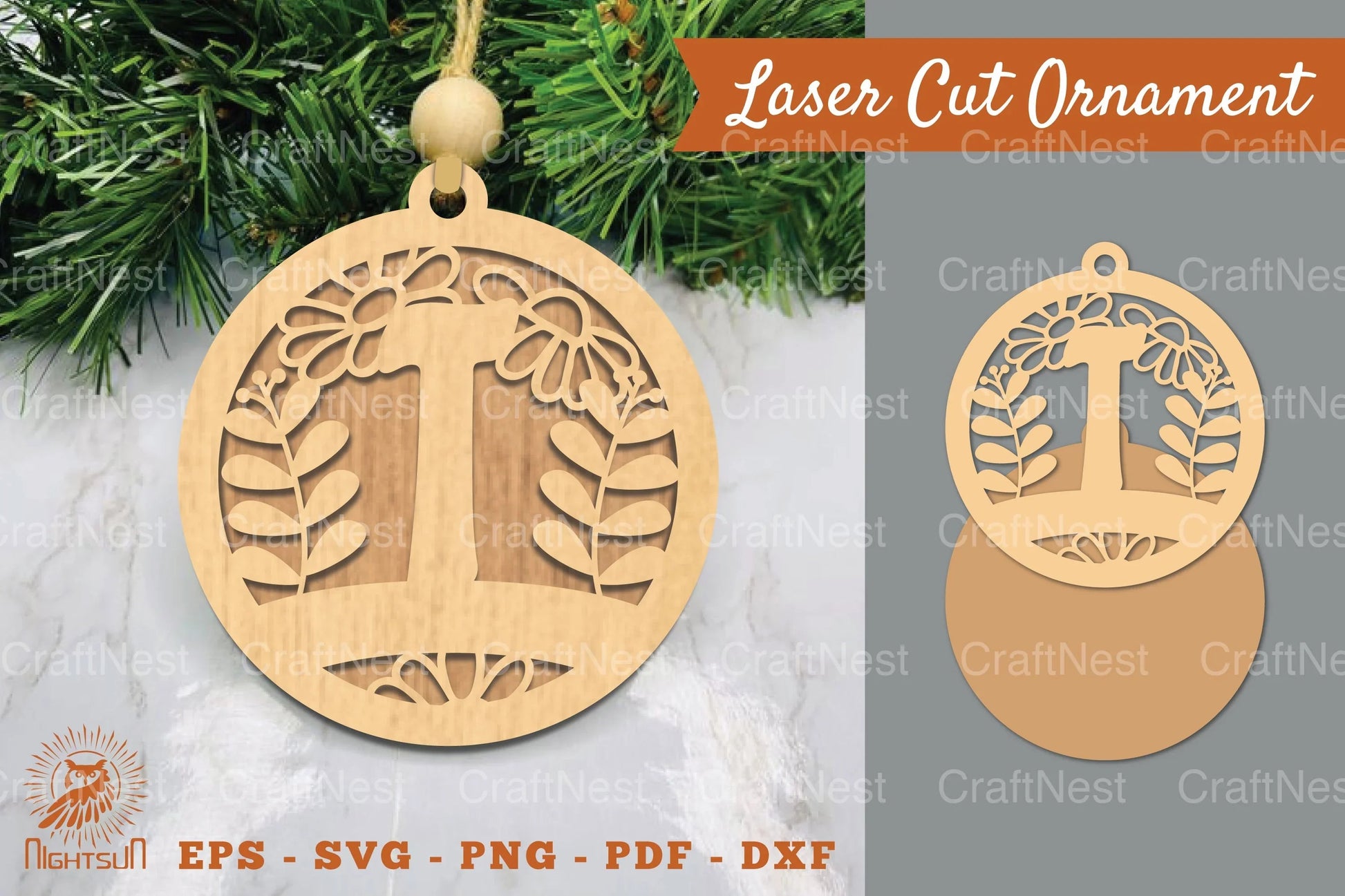 Letter T Laser Cut Ornament Clipart Bundle - CraftNest - Digital Crafting and Art