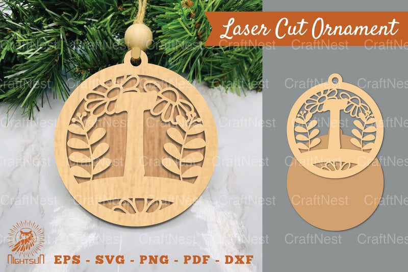 Letter T Laser Cut Ornament Clipart Bundle - CraftNest - Digital Crafting and Art