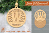 Letter W Laser Cut Ornament Clipart Bundle