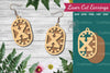 Letter X Laser Cut Earrings Design Bundle