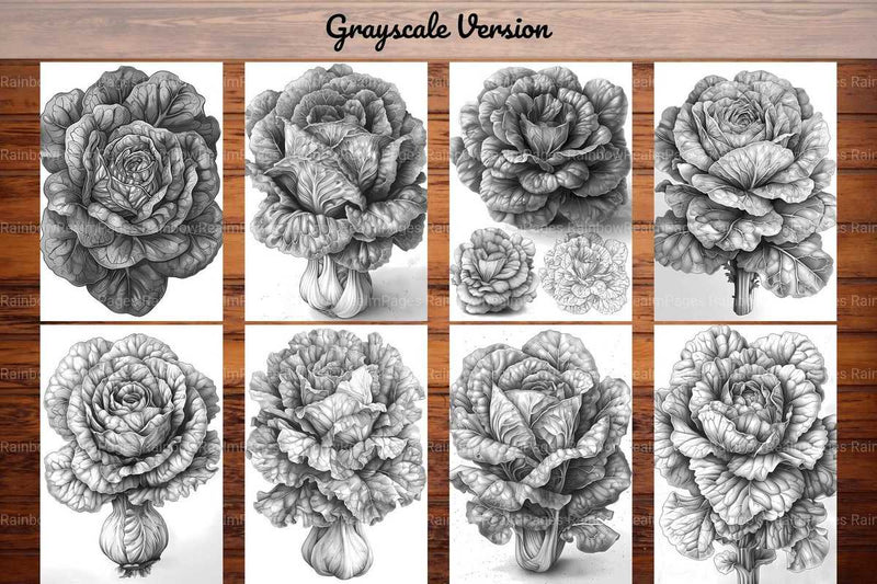 Lettuce Coloring Books - CraftNest - Digital Crafting and Art