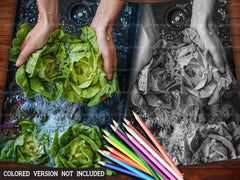 Lettuce Coloring Books - CraftNest - Digital Crafting and Art