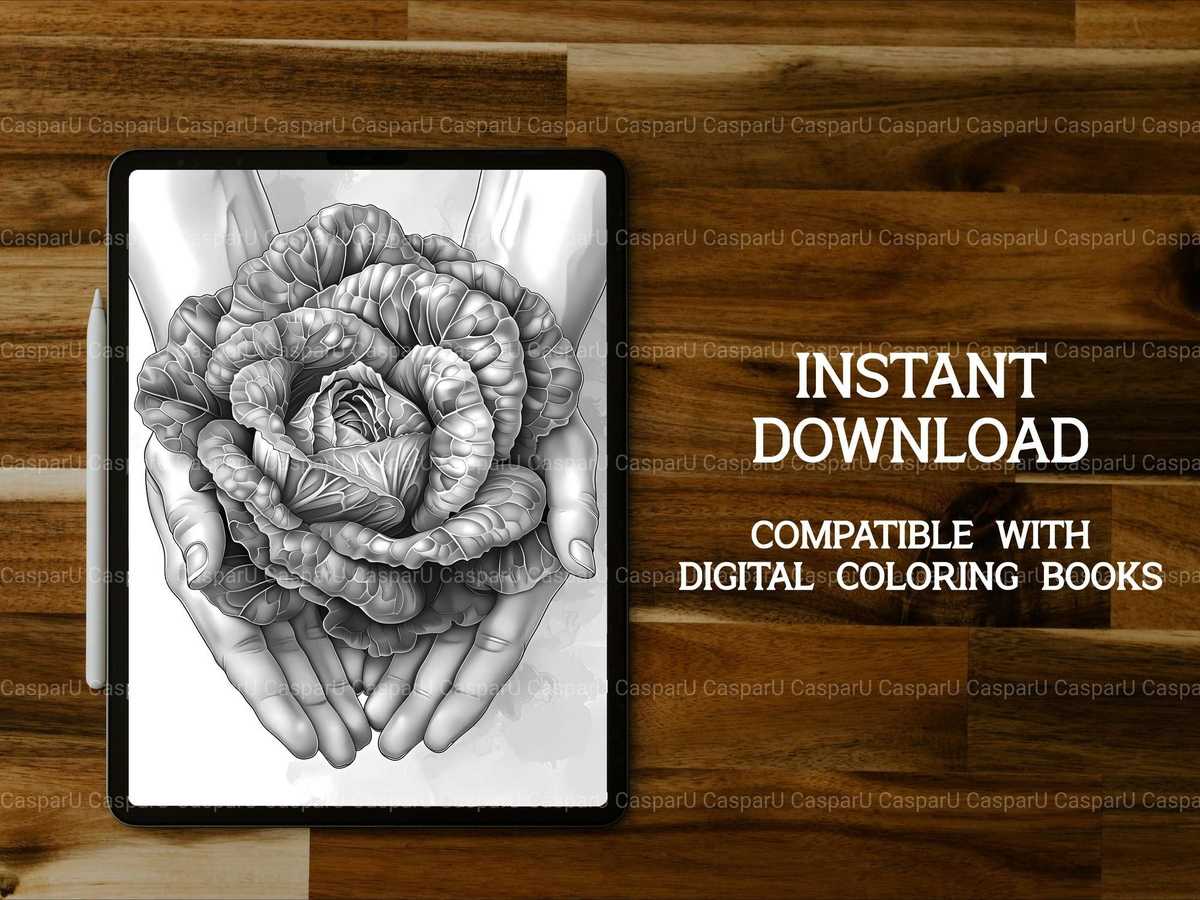 Lettuce Coloring Books - CraftNest - Digital Crafting and Art