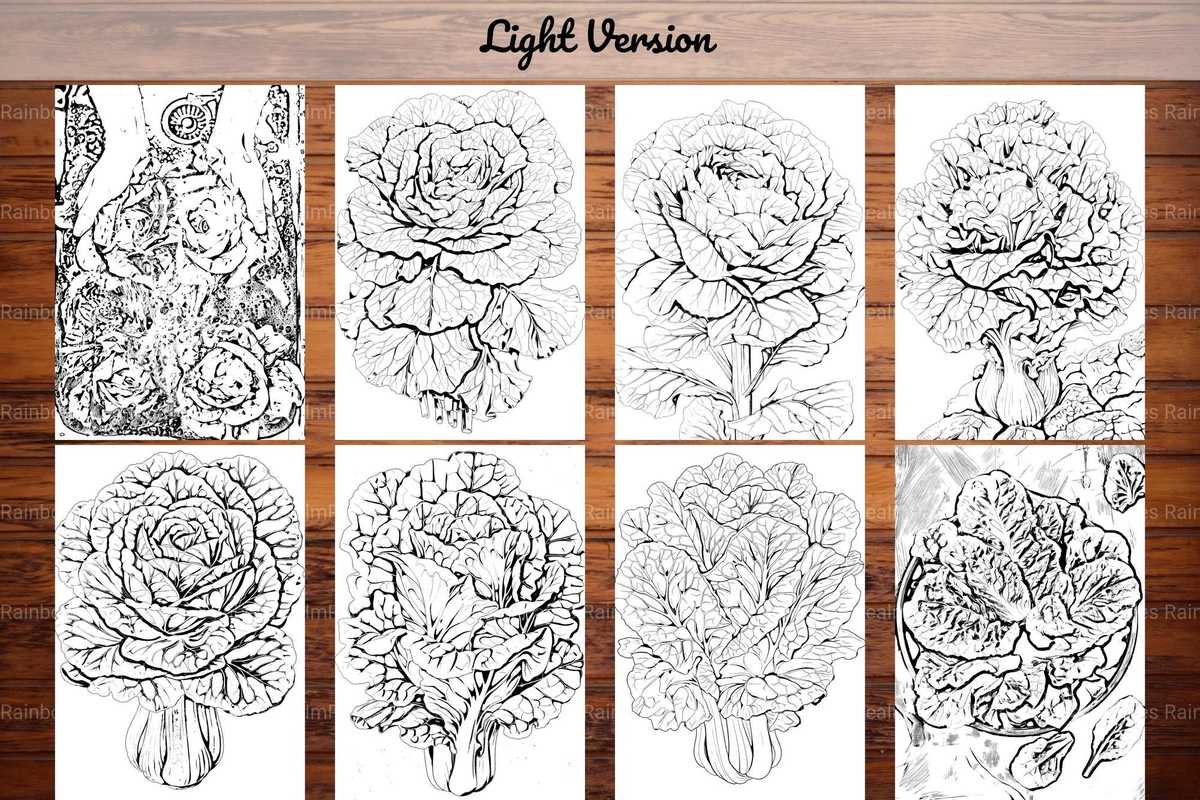 Lettuce Coloring Books - CraftNest - Digital Crafting and Art