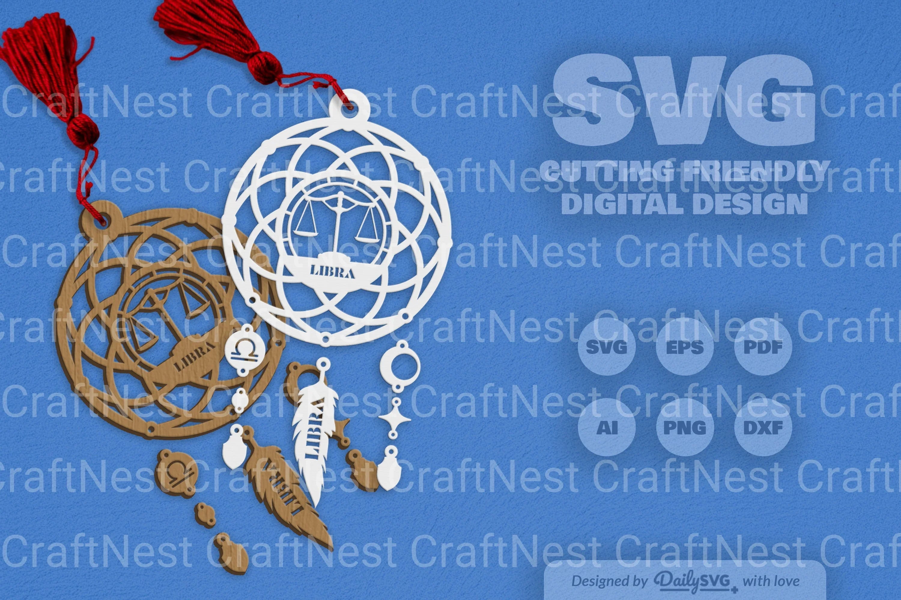 Libra Dream Catcher Set SVG Bundle