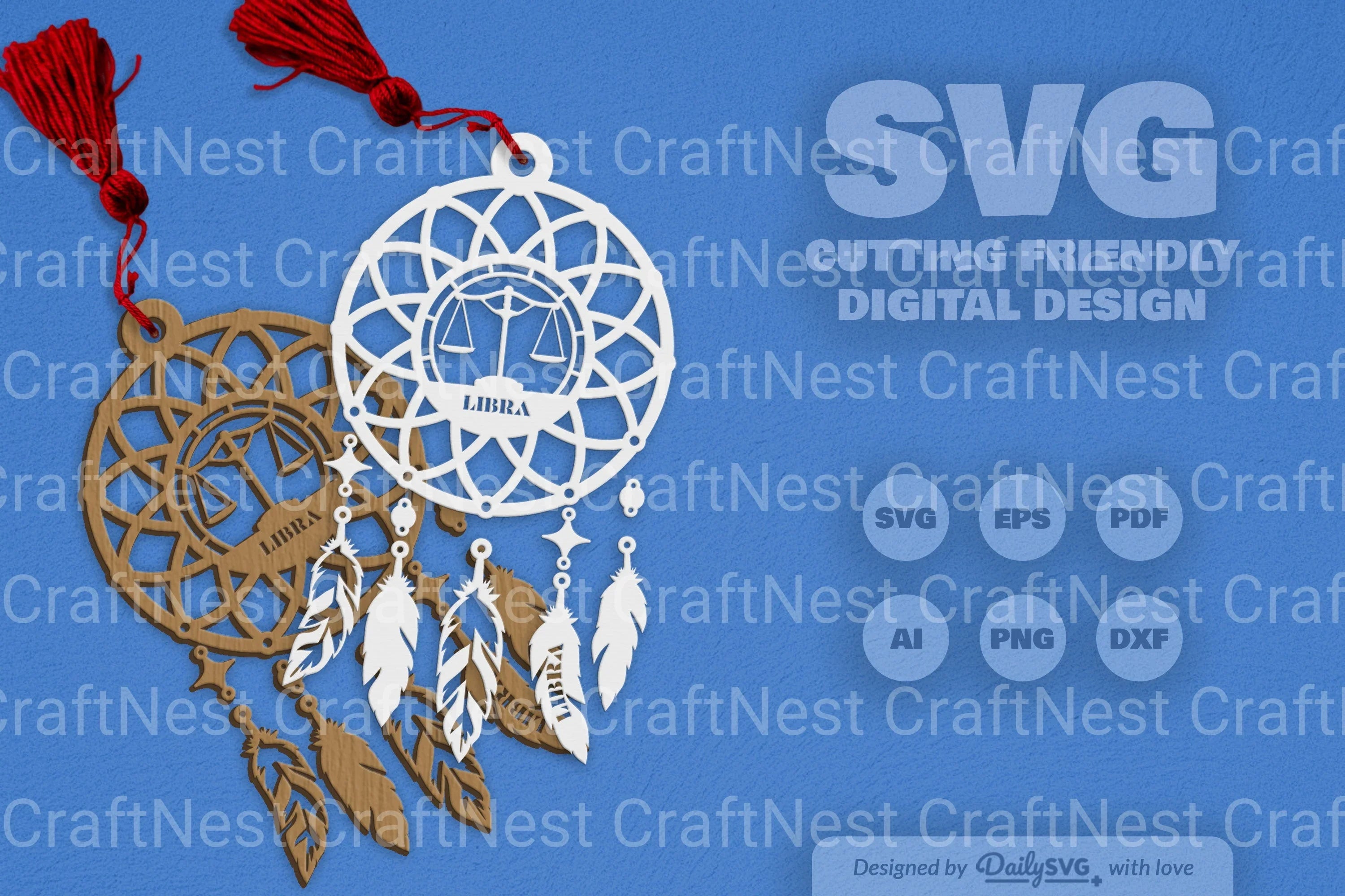 Libra Dream Catcher Set SVG Bundle