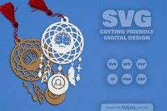 Libra Dream Catcher Set SVG Bundle 6 - CraftNest - Digital Crafting and Art