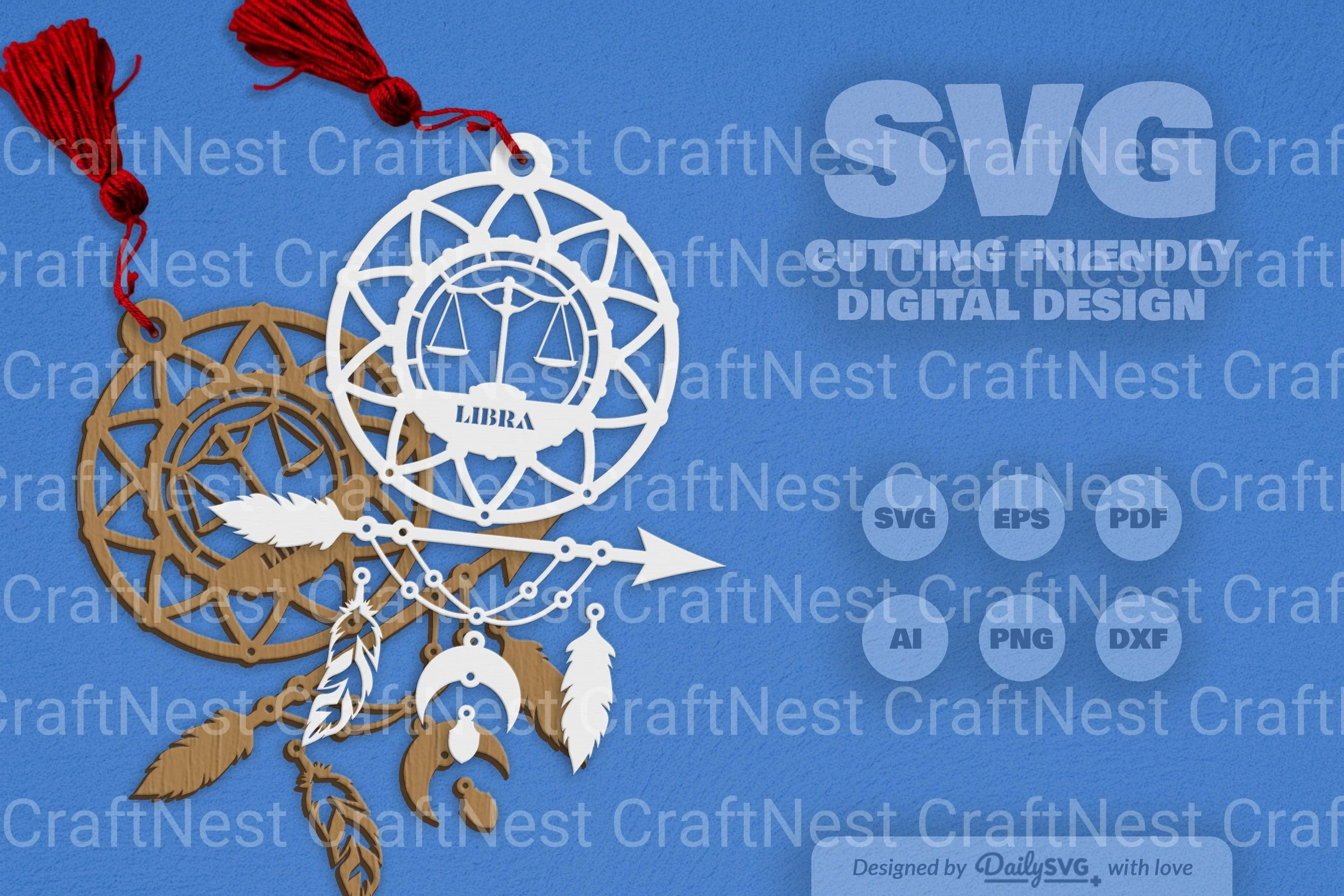 Libra Dream Catcher Set SVG Bundle