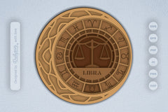 Libra Zodiac Laser Cut SVG Bundle - CraftNest - Digital Crafting and Art