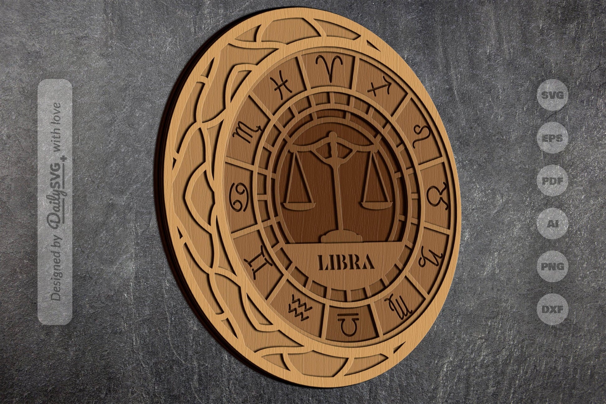 Libra Zodiac Laser Cut SVG Bundle - CraftNest - Digital Crafting and Art