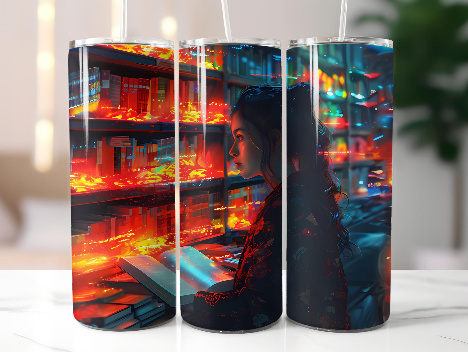 Librarian Profession 4 Tumbler Wrap - CraftNest - Digital Crafting and Art