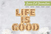 Life Is Good 3D Lasercut Decoration Clipart Bundle