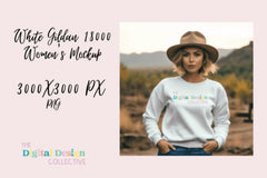 Stylish Gildan 18000 Sweater Lifestyle Mockup - CraftNest - Digital Crafting and Art