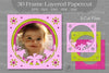 Lily Flower 3D Frame Clipart Bundle