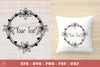 Lily Flowers Monogram Clipart Bundle