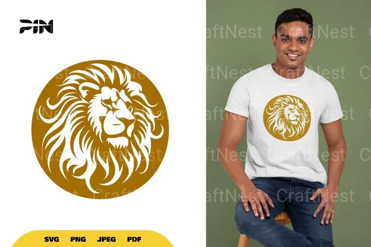 Lion Logo SVG Bundle - CraftNest - Digital Crafting and Art