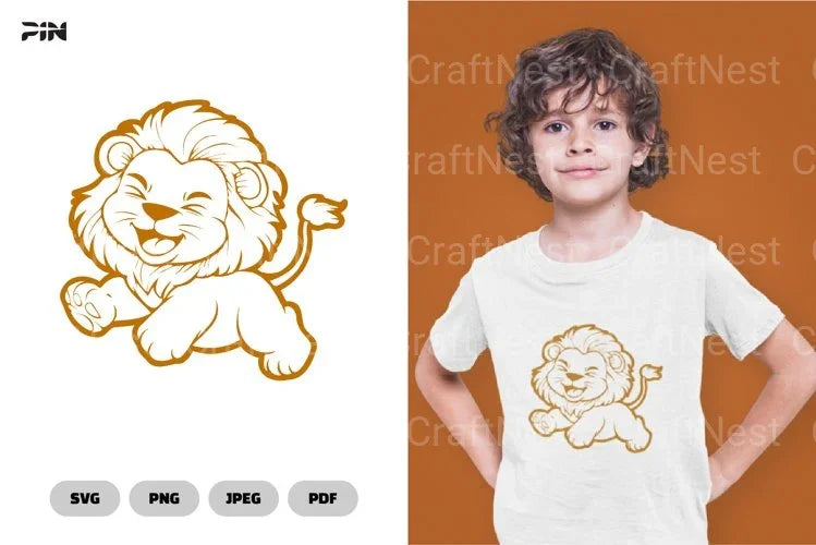 Lion Cartoon Clipart Bundle - CraftNest - Digital Crafting and Art
