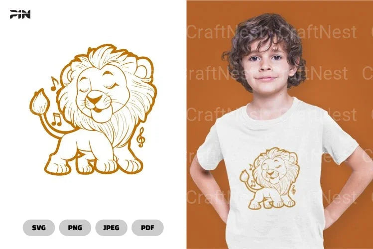 Lion Cartoon Clipart Bundle - CraftNest - Digital Crafting and Art
