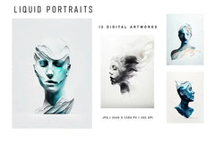 Liquid Portraits - Wall Art - CraftNest - Digital Crafting and Art