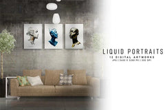 Liquid Portraits - Wall Art - CraftNest - Digital Crafting and Art