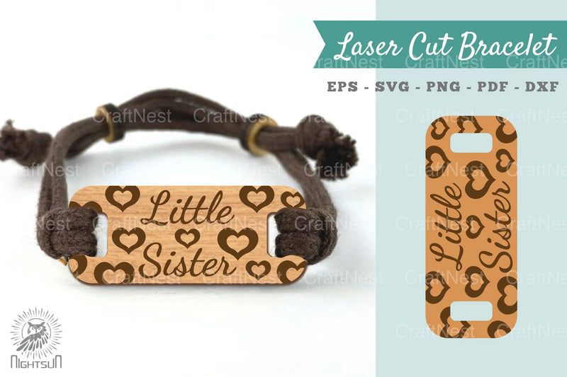 Little Sister Cut Bracelet Clipart Bundle - CraftNest - Digital Crafting and Art