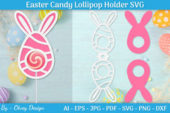 Lollipop Holder Easter Egg SVG Bundle 3 - CraftNest - Digital Crafting and Art