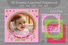 Lotus Flower 3D Frame Clipart Bundle