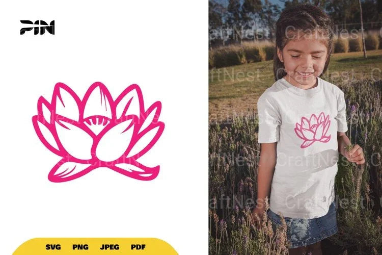 Lotus Nature SVG Bundle - CraftNest - Digital Crafting and Art