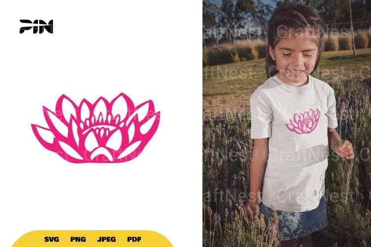 Lotus Nature SVG Bundle - CraftNest - Digital Crafting and Art