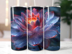 Lotus Flowers Tumbler Wrap - CraftNest - Digital Crafting and Art