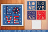 Love Sunflower USA Shadow Box Layered Papercut SVG Bundle