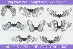 Angel Wings Love SVG Bundle - CraftNest - Digital Crafting and Art