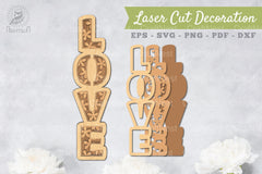 Love 3D Lasercut Decoration Clipart Bundle - CraftNest - Digital Crafting and Art