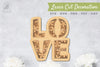Love 3D Lasercut Decoration Clipart Bundle