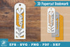 Love 3D Papercut Bookmark SVG Design Bundle