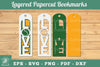 Love Baseball 3D Papercut Bookmarks Bundle