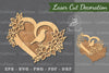 Love Bird Laser Cut Decoration Clipart Bundle