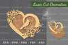 Love Bird Laser Cut Decoration Clipart Bundle