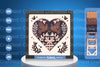 Love Bird Heart Folk Art Papercut SVG Bundle